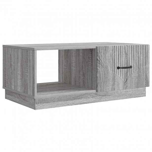 vidaXL Konferenční stolek Šedá sonoma 90 x 50 x 37 cm Kompozitní dřevo