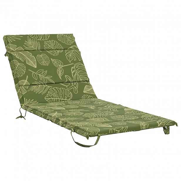 vidaXL Polštář na lehátko GEMERT 100% polyester Listový design