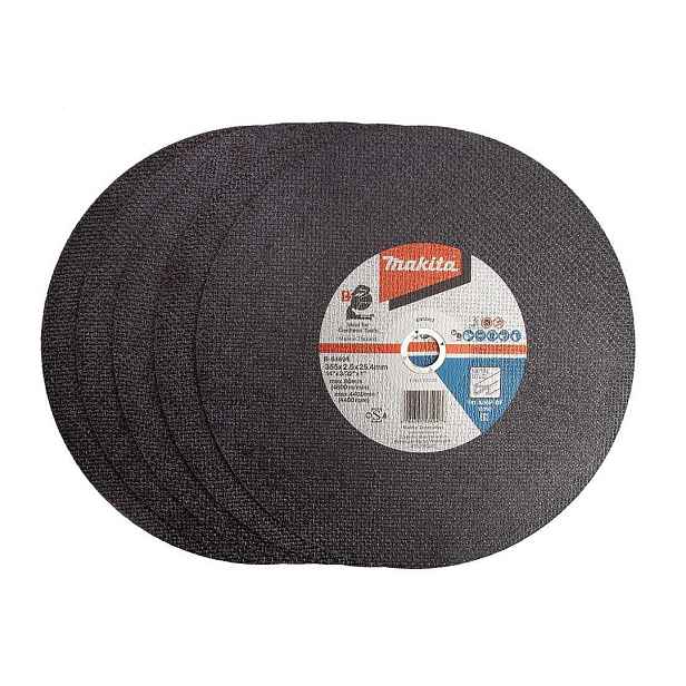 Kotouče na kov 355x2,5x25,4 mm Makita B-64696-5 5 kusů