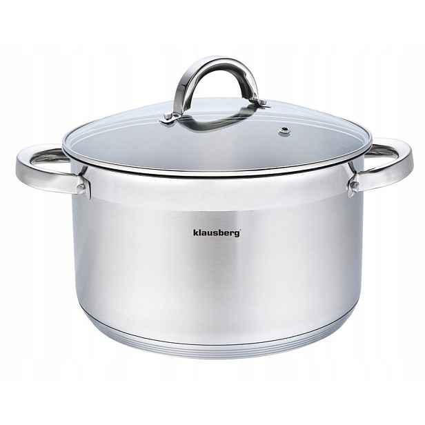 Hrnec s poklicí Z Nerezové oceli Ø28 cm, objem 9,5 l Klausberg