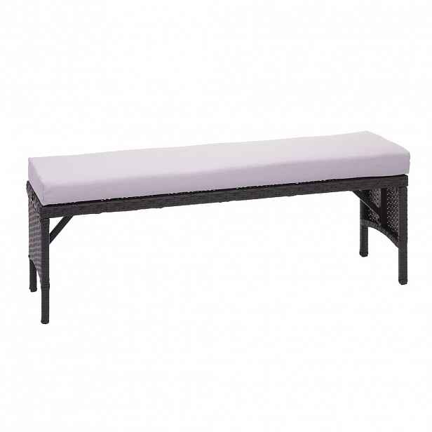 MCW POLY-RATTAN LAVICE Černá