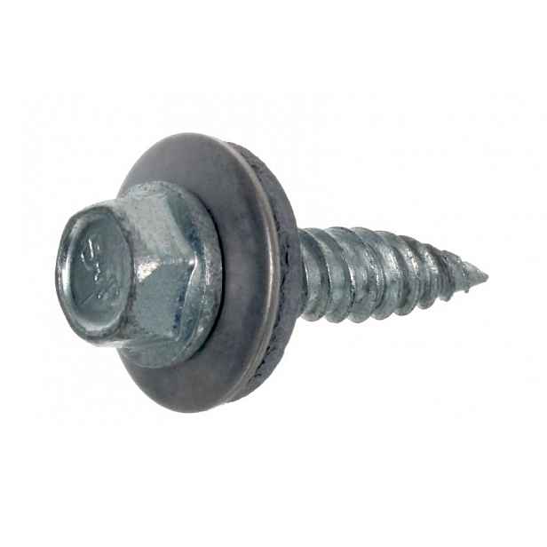 Samovrtné nerezové šrouby Bi-Metal 6 x 25 mm s Epdm podložkou 100 Ks