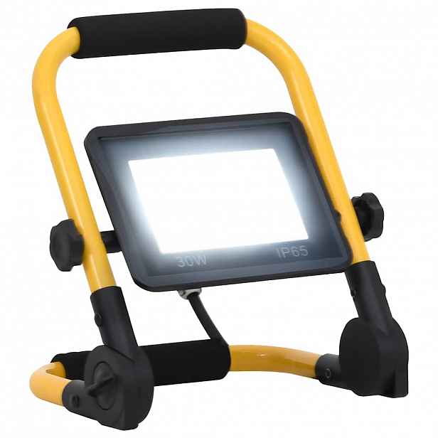 vidaXL LED reflektor s rukojetí 30 W studené bílé světlo