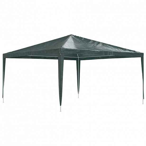 vidaXL Profesionální party stan 4 x 4 m zelený 90 g/m²