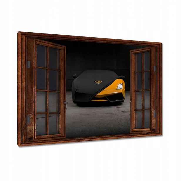 Obrazy 120x80 Oranžové auto