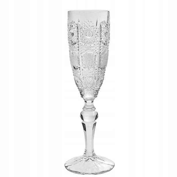 Bohemia Jihlava Pinwheel 500PK Sklenice na sekt 180 ml 6 ks