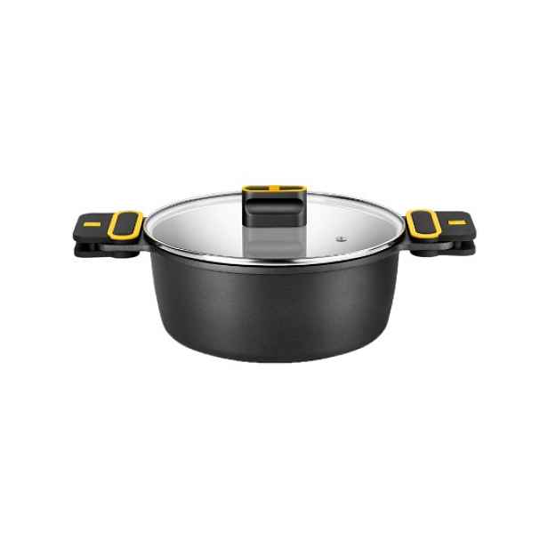 Hrnec s víkem, hliník, 20 cm/3 L, "Daily Pro" - BRA