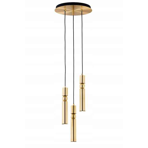 Jupiter Závěsná lampa Ø30 cm Zlatá 3xGU10 Moderní Alas