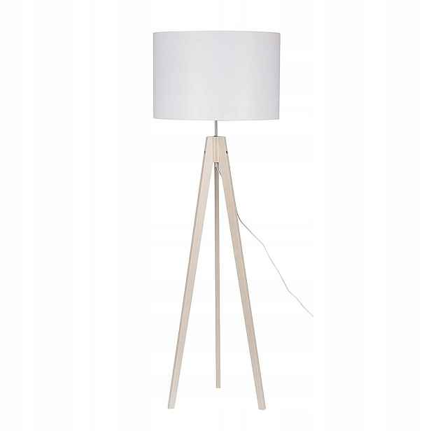 Podlahová Lampa Trojnožka Bílá Ve Skandinávském Stylu Tk Lighting