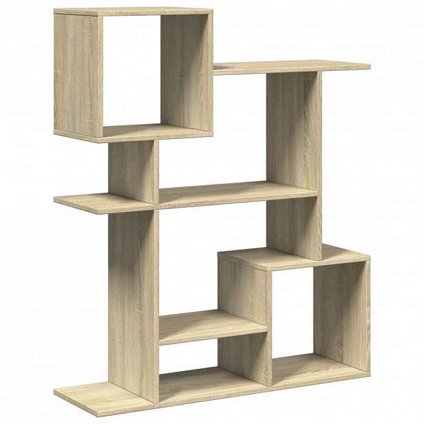 vidaXL Knihovna/dělicí stěna dub sonoma 92x29x112 cm kompozitní dřevo