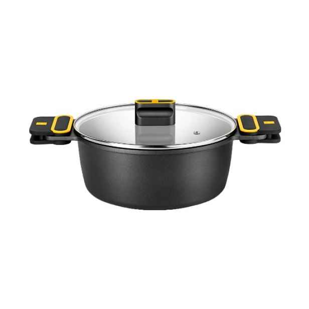 Hrnec s víkem, hliník, 24 cm/4 L, "Daily Pro" - BRA