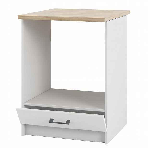 Kuchyňská skříňka 60 pod troubu bílá matná s Deskou
