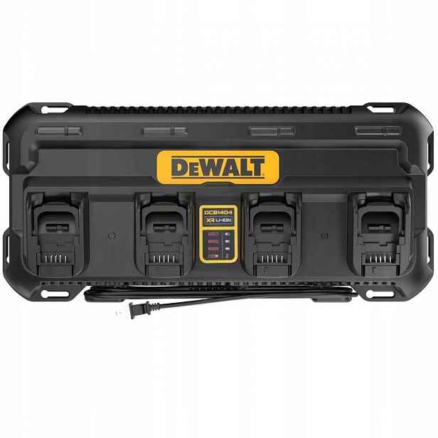 nabíječka se 4 porty, 4A Xr Li-Ion, DeWalt [DCB1404-QW]