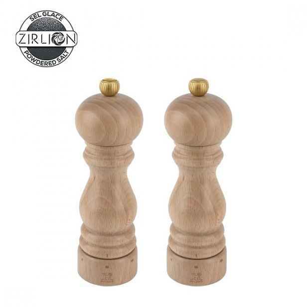 Sada 2 mlýnků na sůl a pepř, 18 cm, "Paris u'Select Z", Natural - Peug
