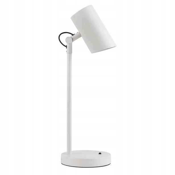Stolní lampa Kanlux Agzar bílá kovová 5W E14 51,6cm IP20
