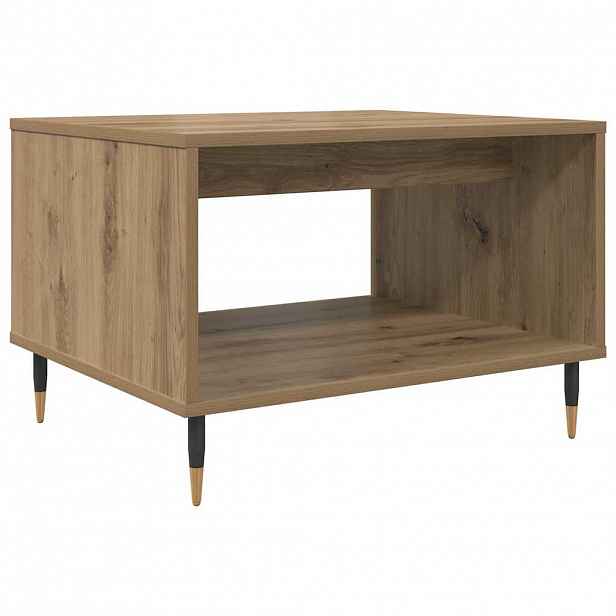 vidaXL Konferenční stolek dub artisan 60 x 50 x 40 cm Kompozitní dřevo