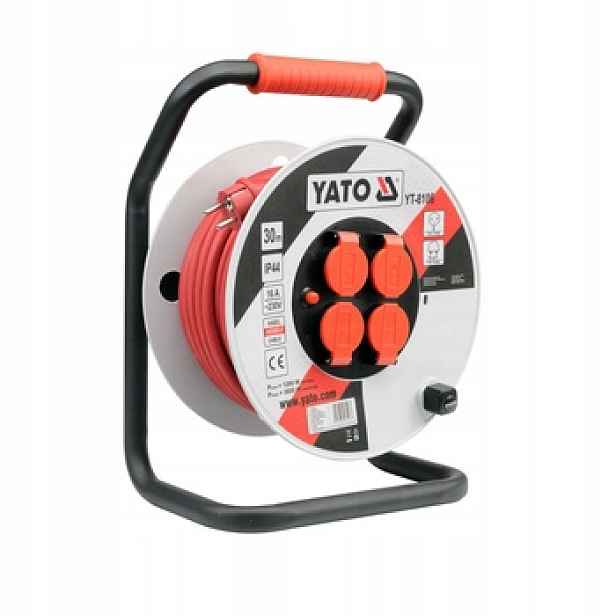 Yato prodlužovací kabel na plastovém bubnu 30 m 3Gx2.5 YT-8106