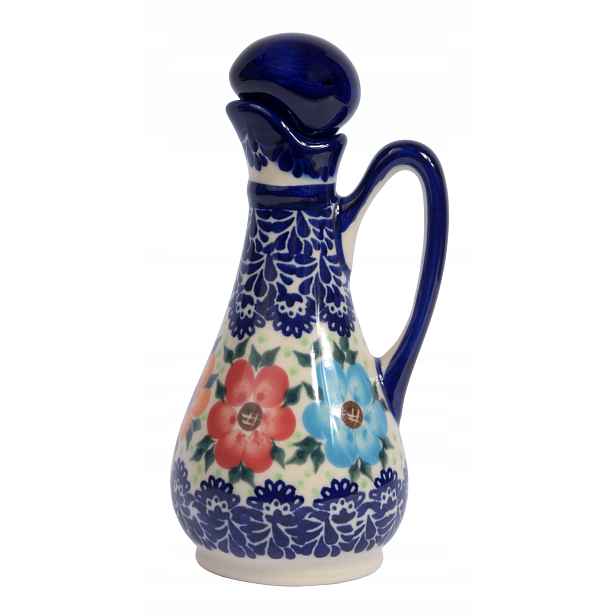 Keramická Láhev Na Olej 160 ml Keramika Styl Bolesławiec
