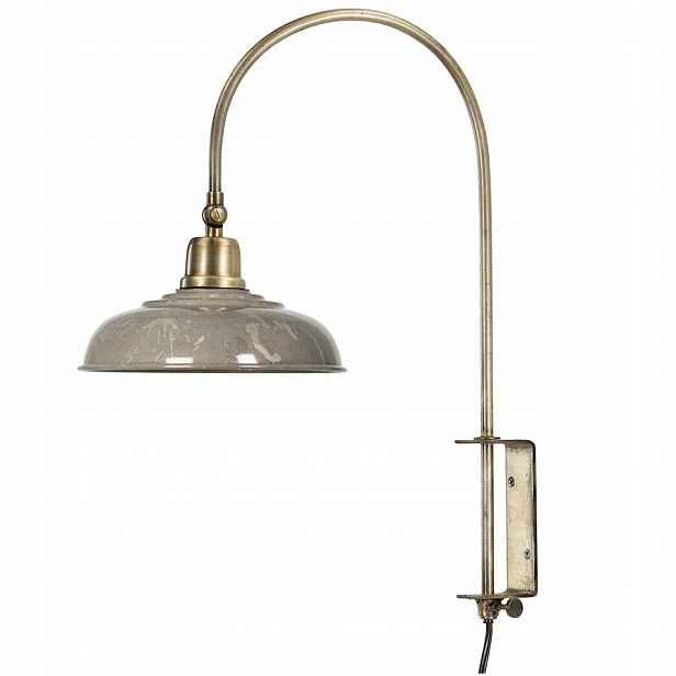 Nástěnná Lampa Na Zavěšení Zlatá Kovová Skandinávská Loftová