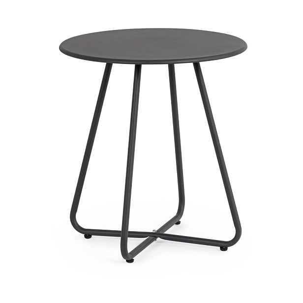 Ocelový kulatý zahradní stolek ø 45 cm Jable   – Bizzotto