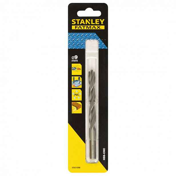 Stanley - Vrták do kovu, 9x125 mm STA51098-QZ