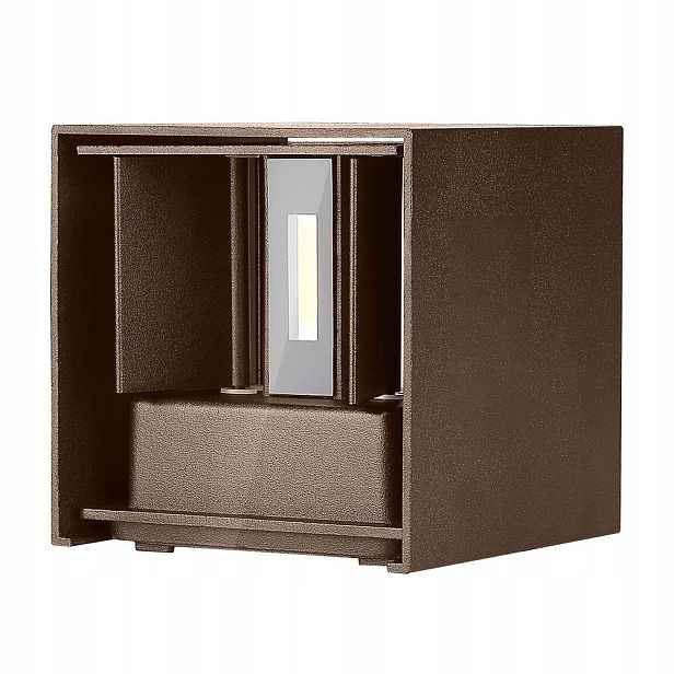 Venkovní nástěnné svítidlo V-tac 11W Led Hora Dolní Hnědá IP65 3000K 1360lm