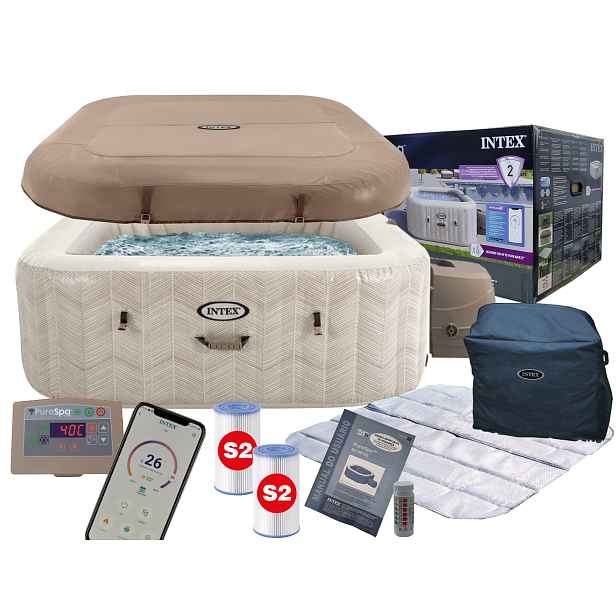 Bazén Pro 4 Osoby Spa Jacuzzi 175 X 71 CM Intex 28446