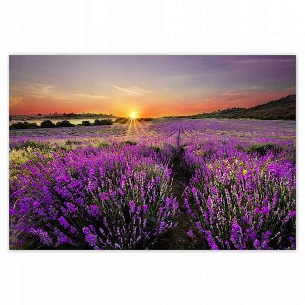 Fototapety flizelina 152x104 Pole levandule Západ