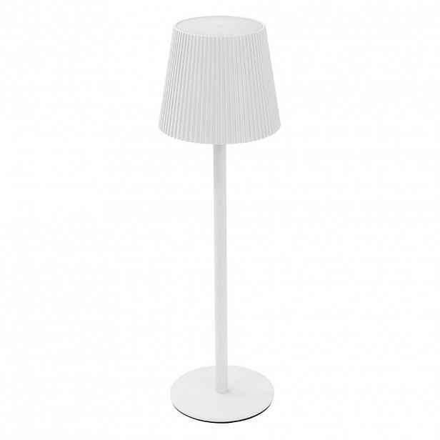 ML-DESIGN BEZDRÁTOVÁ LED STOLNÍ LAMPY s dotykovým ovládáním, bílá, Ø 10 x 36 cm, teplá bílá, stmívatelná