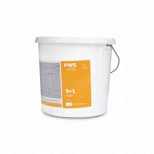 Pws Trio tablety do bazénu 3v1 20g 3kg bazénová chemie