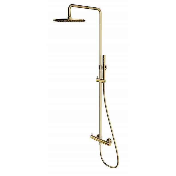 OMNIRES Y - Sprchový set s baterií, průměr 25 cm, zlatá Y1244MGL