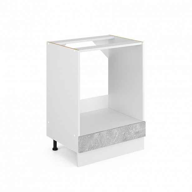 Vicco UNIVERZÁLNÍ ZÁKLADNÍ JEDNOTKA R-Line Beton 60 cm s velkou nikou, bez pracovní desky