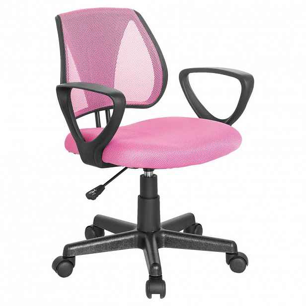 MID.YOU OTOČNÁ ŽIDLE PRO MLÁDEŽ, pink