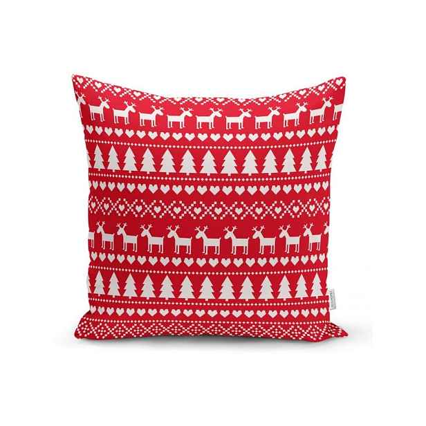 Povlak na polštář s vánočním motivem 43x43 cm Merry Christmas – Mila Home