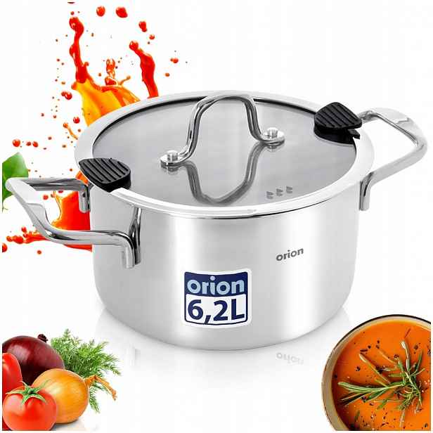 Hrnec Orion Venice s poklicí nerezový 24 cm 6,2L Premium