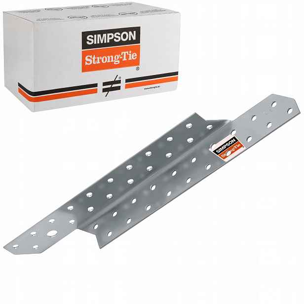 Krokvové tesařské spojky 250 mm 2 mm 100 ks Levé Simpson SPF250L