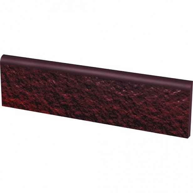 Sokl Paradyz Klinker Cloud brown duro 8x30 cm reliéfní SKCLOUDBRDU