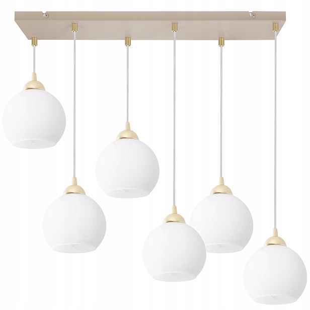 Závěsná Stropní Lampa Lustr Kašmírově Zlatá Glamour Koule Do Obývacího Pokoje E27