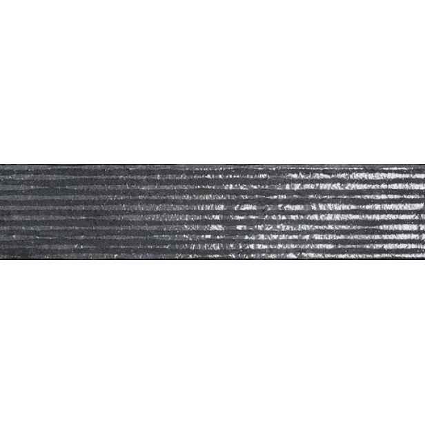 Dlažba Cir City black lines 6,5x29 cm pololesk 1088851 (bal.0,640 m2)