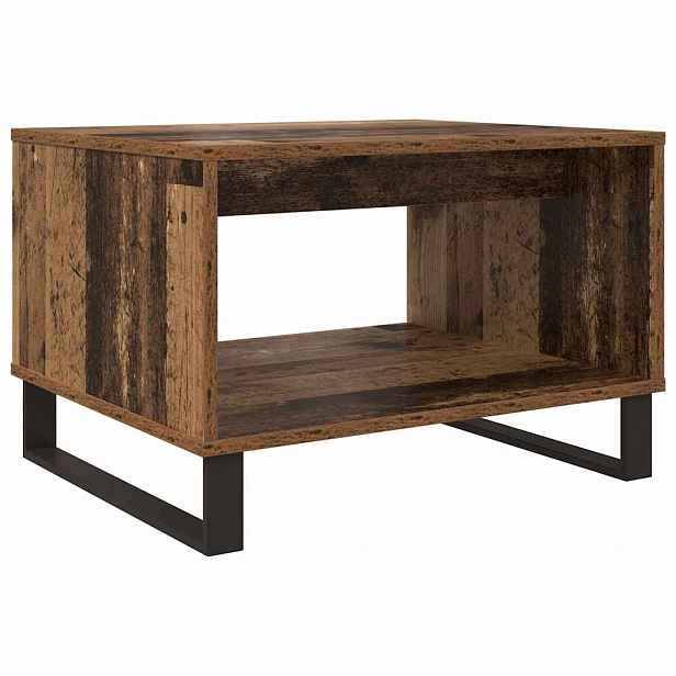 vidaXL Konferenční stolek Staré dřevo 60 x 50 x 40 cm Kompozitní dřevo