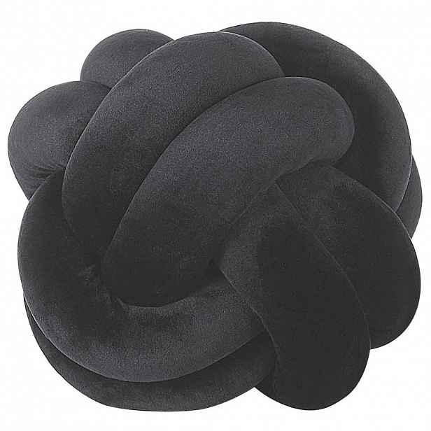 Beliani DEKORATIVNÍ polštář Černý 20/20 cm Malni
