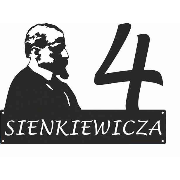 Číslo Na Dům 48 cm Tabule Adresa Ocel 2 mm Grafika 90