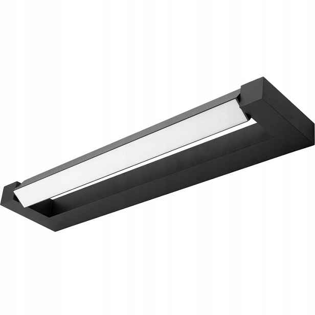 Led Koupelnové Svítidlo 12W Nad Zrcadlo Černé Ozdobné Pohyblivé IP44