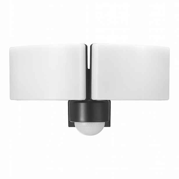 Led reflektor s pohybovým senzorem, venkovní fasádní svítidlo, šedé, 2x20 W