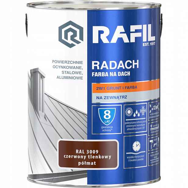 Radach 5L červený oxidový Ral 3009 polomatný Rafil