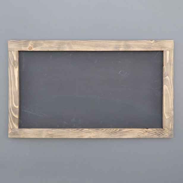 Tabule HANDMADE, smrk, 100 x 60 x 4 cm, černá