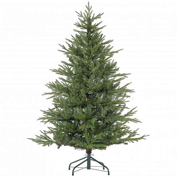 Umělý Vánoční Stromeček Homcom 121 150 cm kovová základna