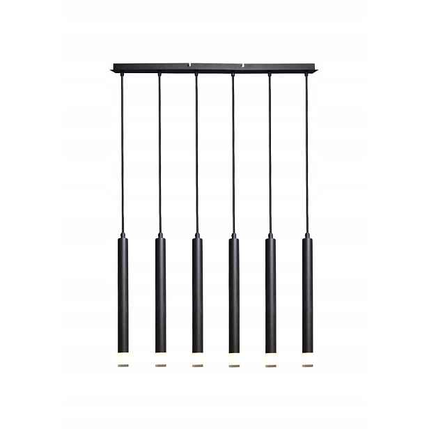 Závěsná lampa Rabalux Ramira 6xG9 Černá Moderní do jídelny