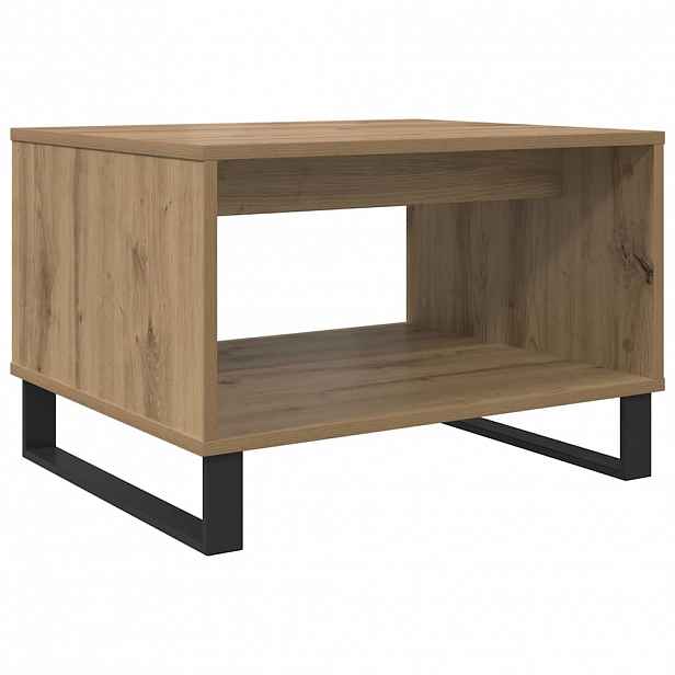 vidaXL Konferenční stolek dub artisan 60 x 50 x 40 cm Kompozitní dřevo