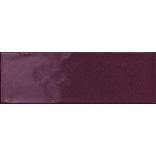 Obklad Ragno Brick glossy purple 10x30 cm lesk BGR4JF